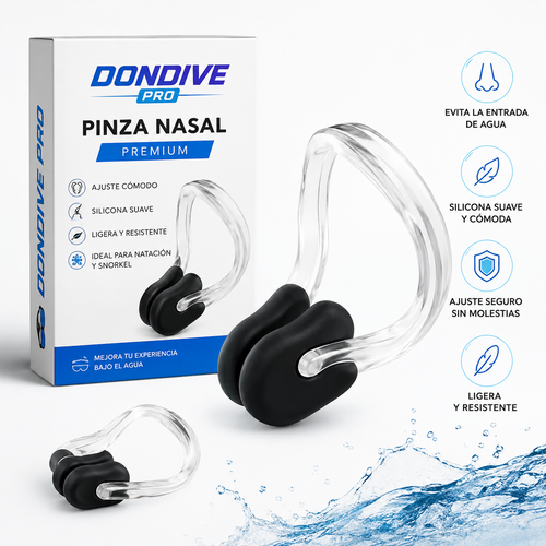 🎁 Pinza Nasal DONDIVE Premium (Regalo Exclusivo)