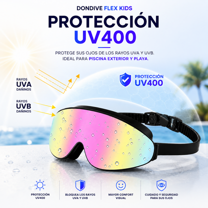 DONDIVE PRO KIDS | Gafas de Natación Polarizadas para Niños
