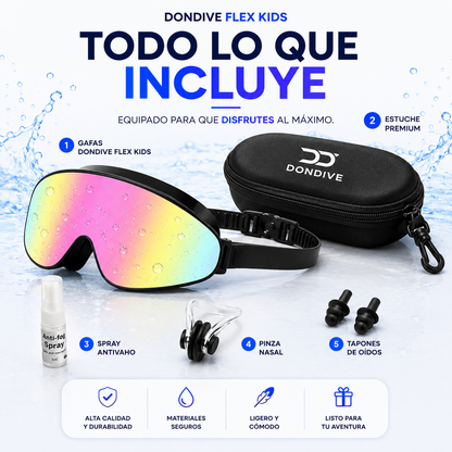 DONDIVE PRO KIDS | Gafas de Natación Polarizadas para Niños