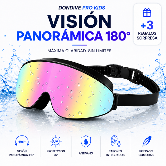 DONDIVE PRO KIDS | Gafas de Natación Polarizadas para Niños