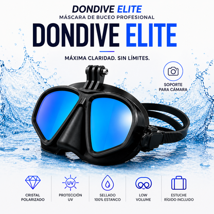 DONDIVE ELITE | Máscara de Buceo Profesional