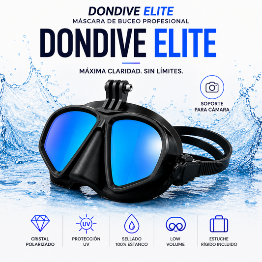 DONDIVE ELITE | Máscara de Buceo Profesional